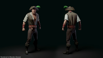 Stylized Pirate 1 