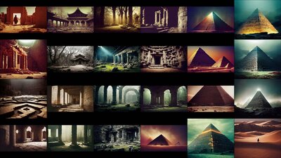 Egyptian Icons - Places - Fantasy RPG Historical 