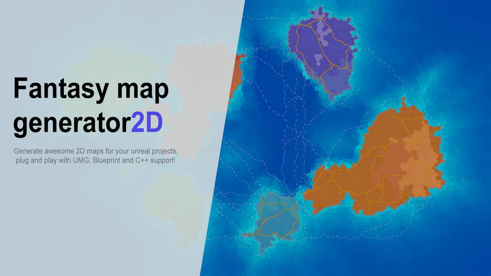 Fantasy Map Generator 2D 