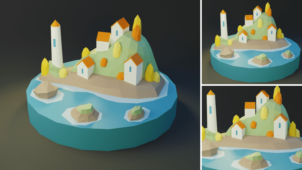 Low Poly Worlds Islands Exteriors Pack 5 