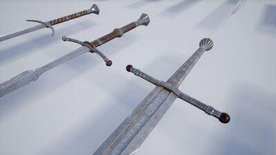 Medieval modular swords 