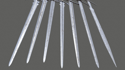 Medieval modular swords 