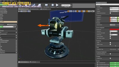 Turret VFX Stylized Projectile 