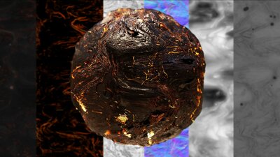 Realistic Active Volcano / Lava Animated Material Pack 4K 