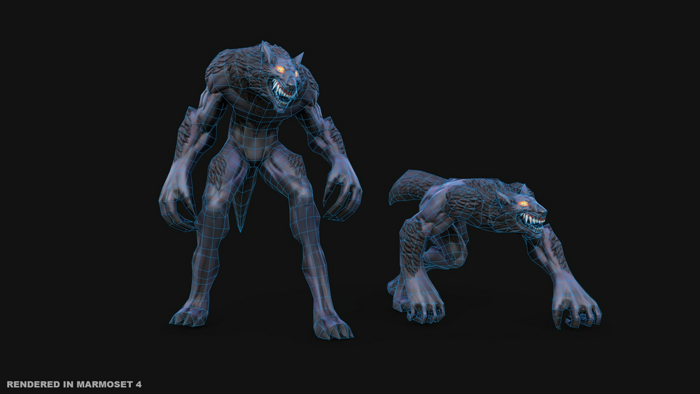 Stylized Werewolf - 03 