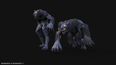 Stylized Werewolf - 03 