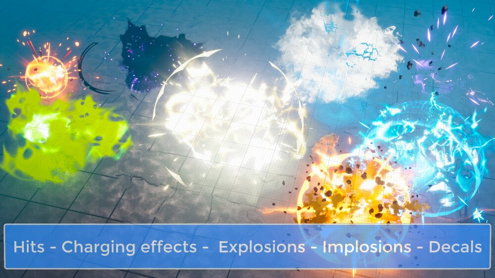 NIAGARA : Stylized Explosions VFX PACK 