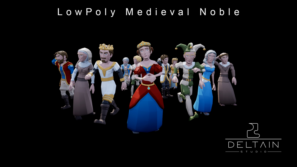 LowPoly Medieval Noble 