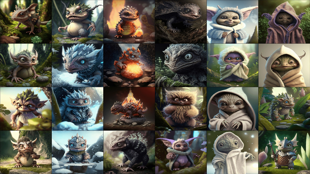 Baby Monsters 1 - RPG Fantasy Character Icons 