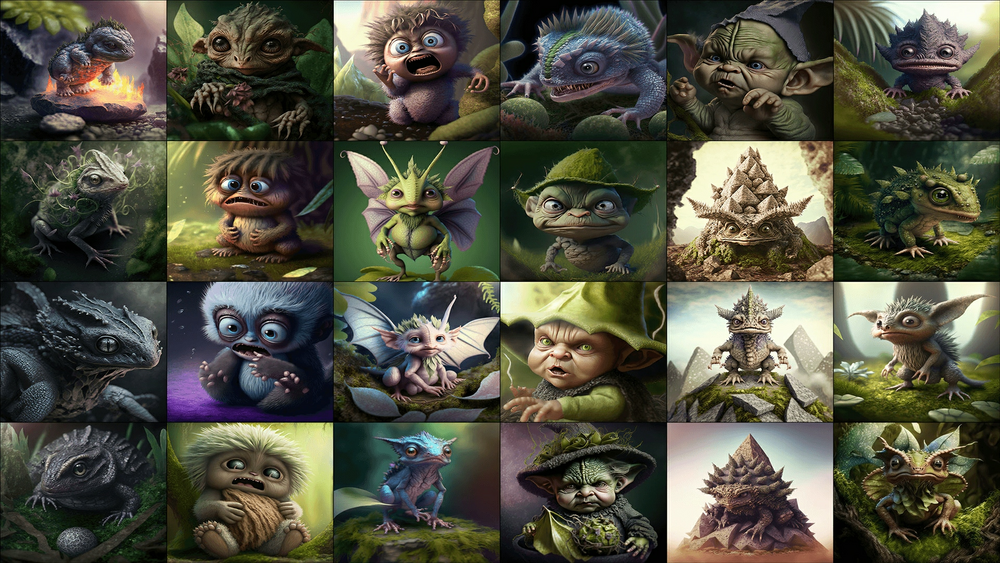 Baby Monsters 1 - RPG Fantasy Character Icons 