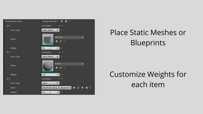 Procedural Object Placement Tools 