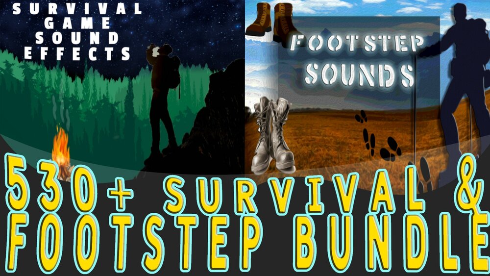 530+ FOOTSTEP & MEGA SURVIVAL BUNDLE 