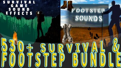 530+ FOOTSTEP & MEGA SURVIVAL BUNDLE