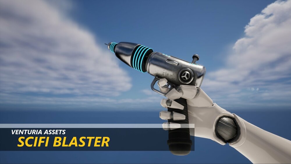 Animated Sci-Fi Blaster 