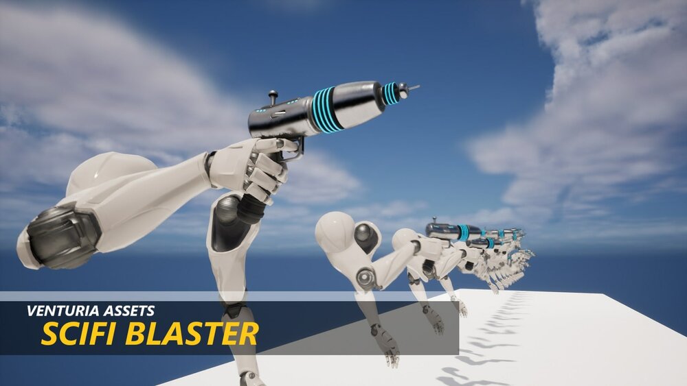 Animated Sci-Fi Blaster 