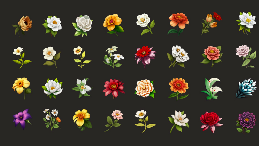 Beautiful Flowers Pack 