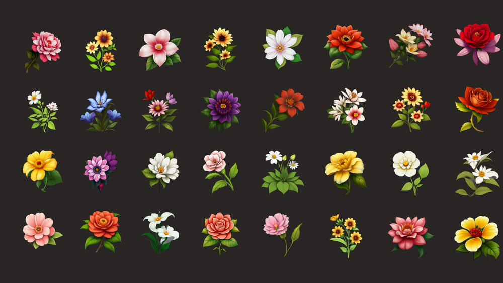 Beautiful Flowers Pack 