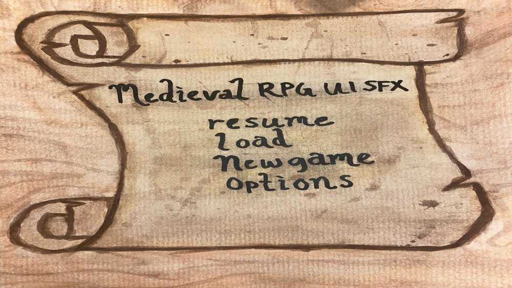 Medieval UI SFX 