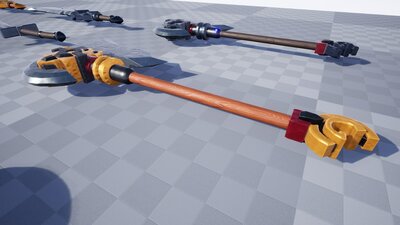 Stylized Weapons PBR Asset Pack Vol.1 