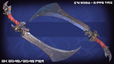 Stylized Weapons PBR Asset Pack Vol.1 