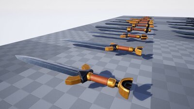 Stylized Weapons PBR Asset Pack Vol.1 