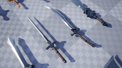 Stylized Weapons PBR Asset Pack Vol.1 