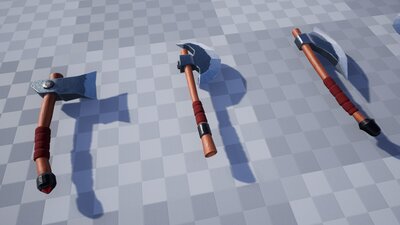 Stylized Weapons PBR Asset Pack Vol.1 