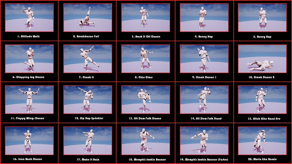 Mixed MoCap Dance Set 1 