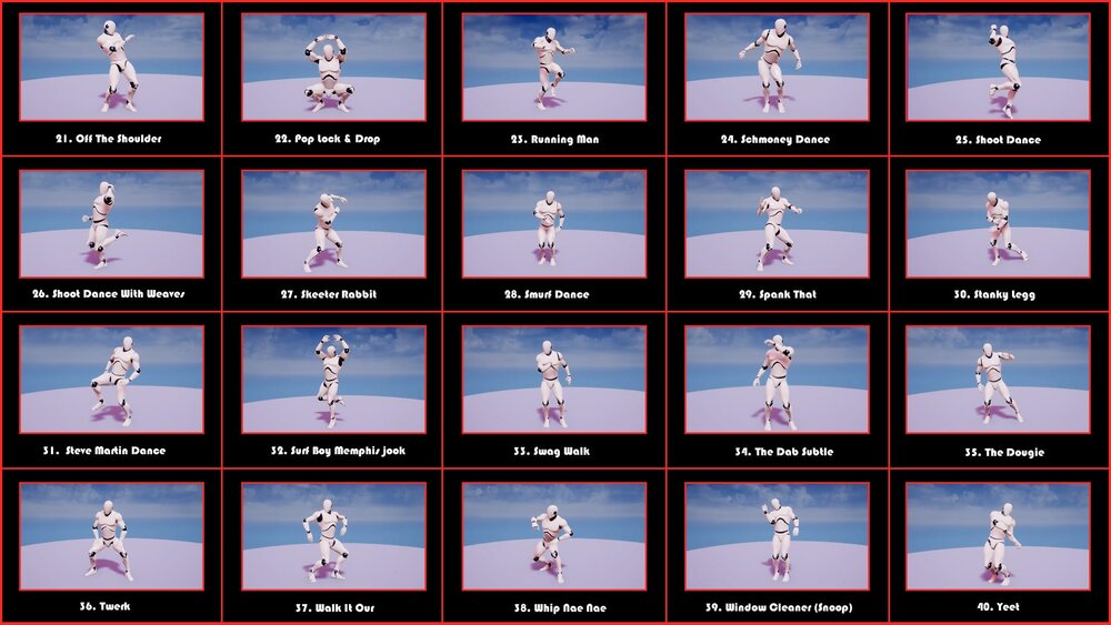 Mixed MoCap Dance Set 1 