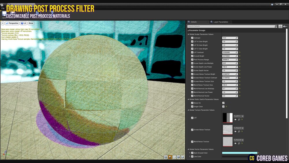 Drawing Post Process Filter Series 