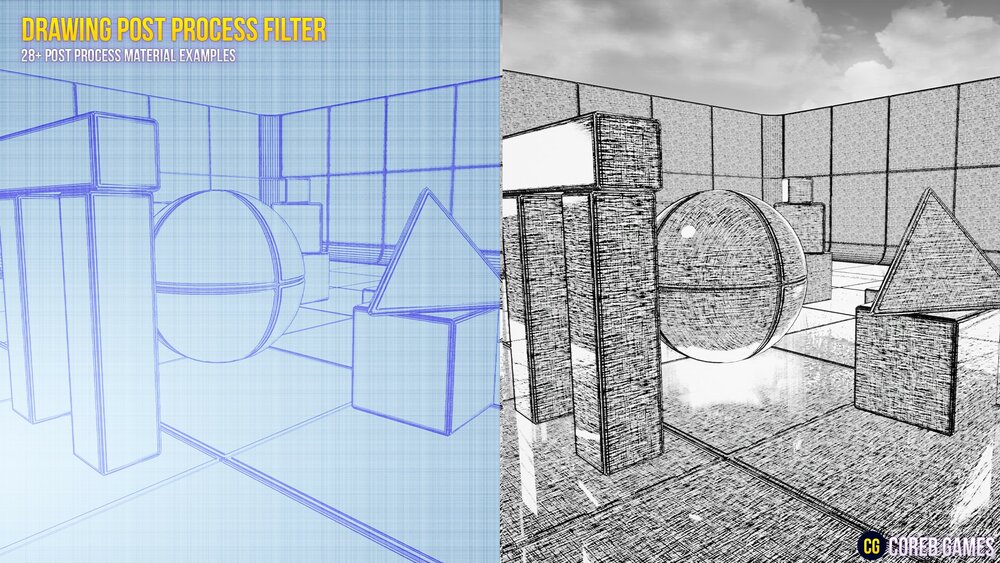 Drawing Post Process Filter Series 