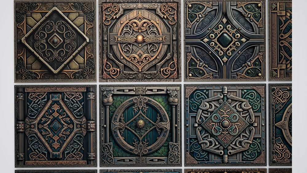 30 Fantasy Dwarven Materials Pack 02 