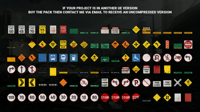 SURVIVAL GAME TRAFFIC SIGNS (TEXTURE PACK) 