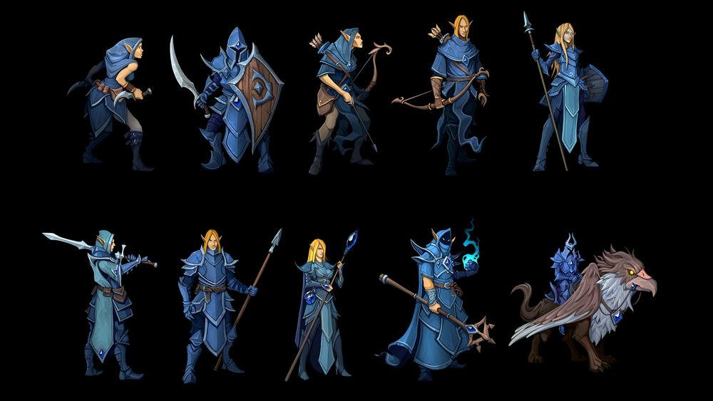 Fantasy Army Characters pack3 