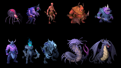 Fantasy Army Characters pack3 