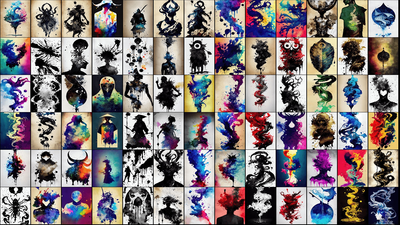 Abstract Things - Fantasy RPG Paint Drip Icons 