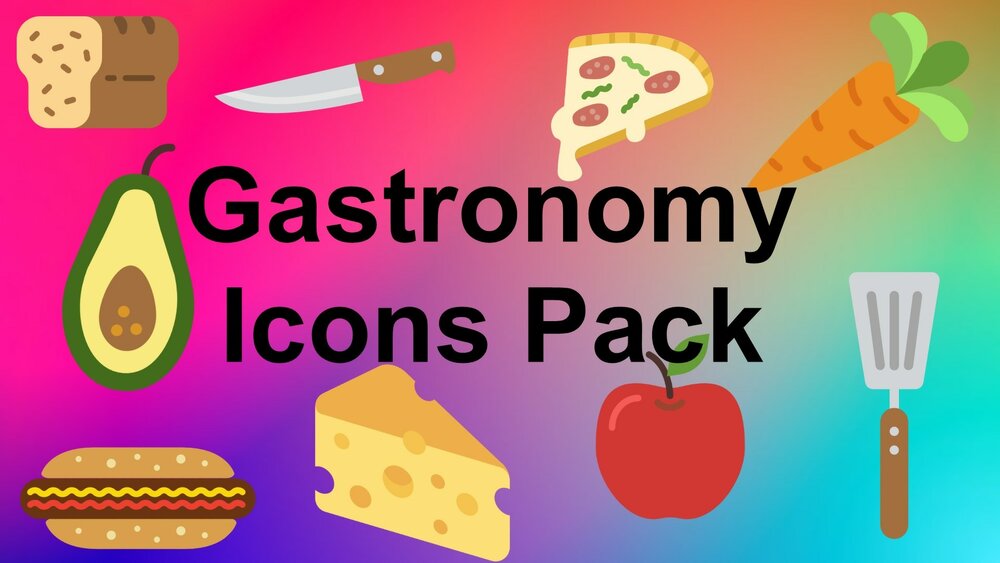 Gastronomy Icons Pack 