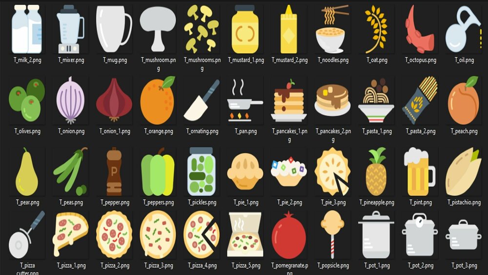 Gastronomy Icons Pack 