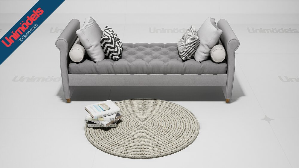 Sofas and Decoration Vol. 1 by Unimodels 