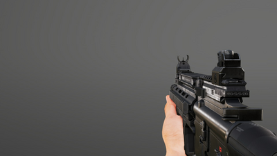 Animated Short Stroke Assault Rifle FPS Weapons Pack 