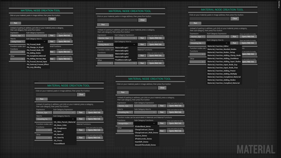 Material Node Creation Tool 