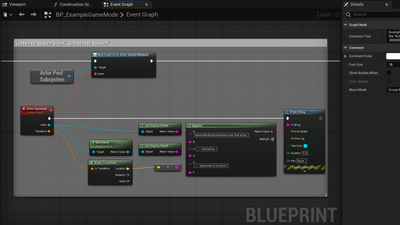 Actor Pooling Subsystem 