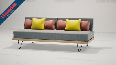 Sofas and Decoration Vol. 1 by Unimodels 