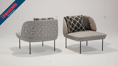 Sofas and Decoration Vol. 1 by Unimodels 