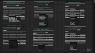 Material Node Creation Tool 