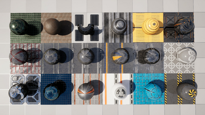 Sci-fi Material Pack 