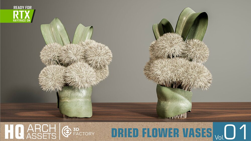 HQ Dried Flower Vases Vol. 1 