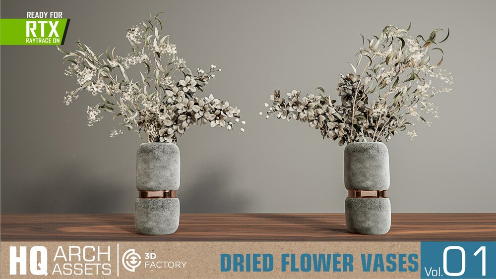 HQ Dried Flower Vases Vol. 1 