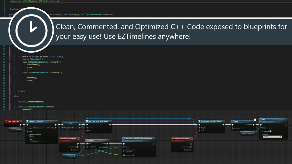 EZTimeline - Customizable Timeline for ALL Blueprints 