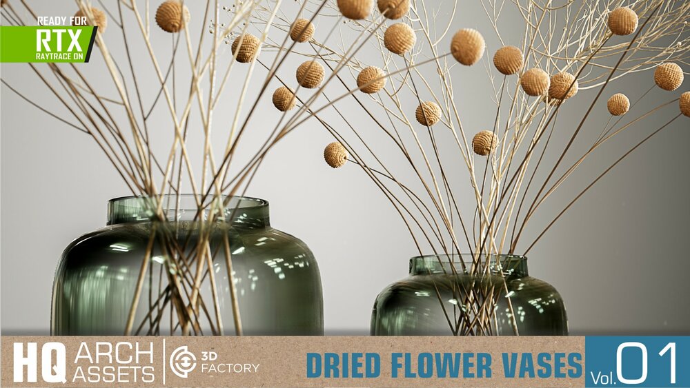 HQ Dried Flower Vases Vol. 1 